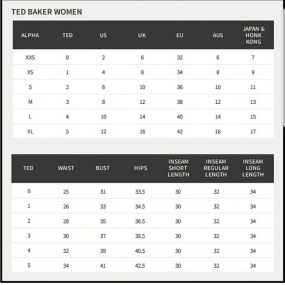 Ted Baker London Aselli Atlas Long Sleeve Midi Dress in Black Chevron - Size 1 - Picture 9 of 9